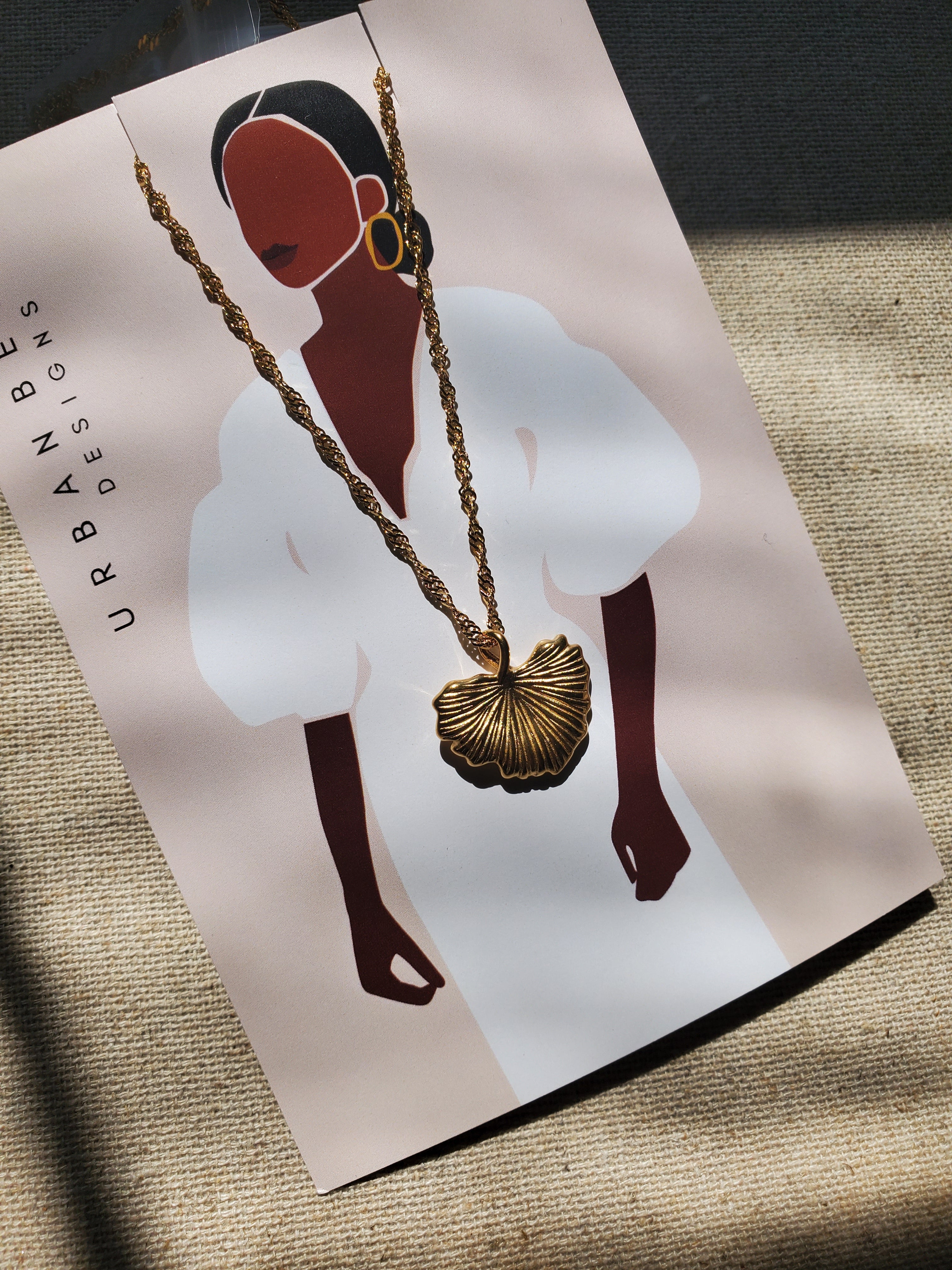 Gingko Leaf Necklace