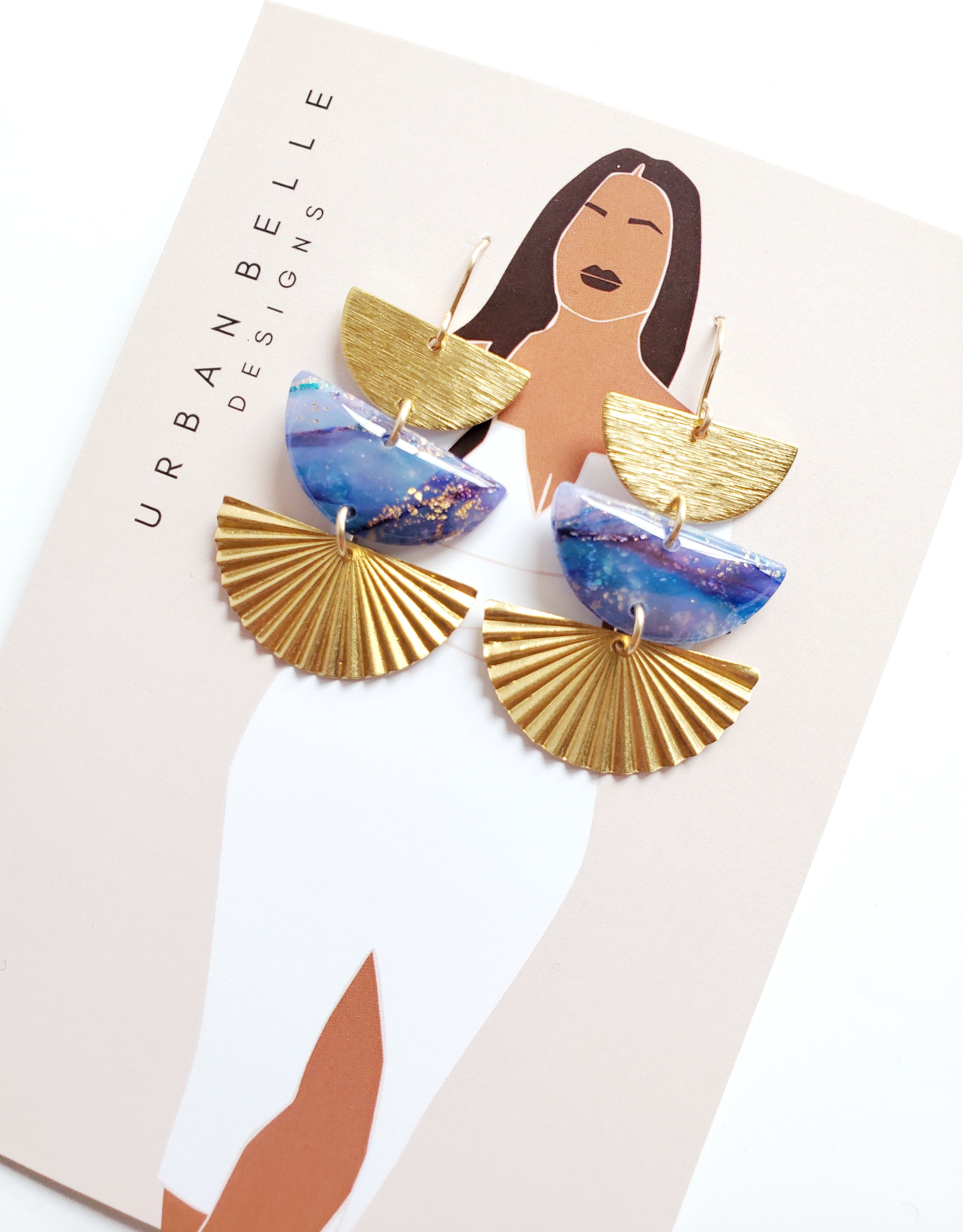 MIA Ocean Statement Earrings 14K Gold Filled