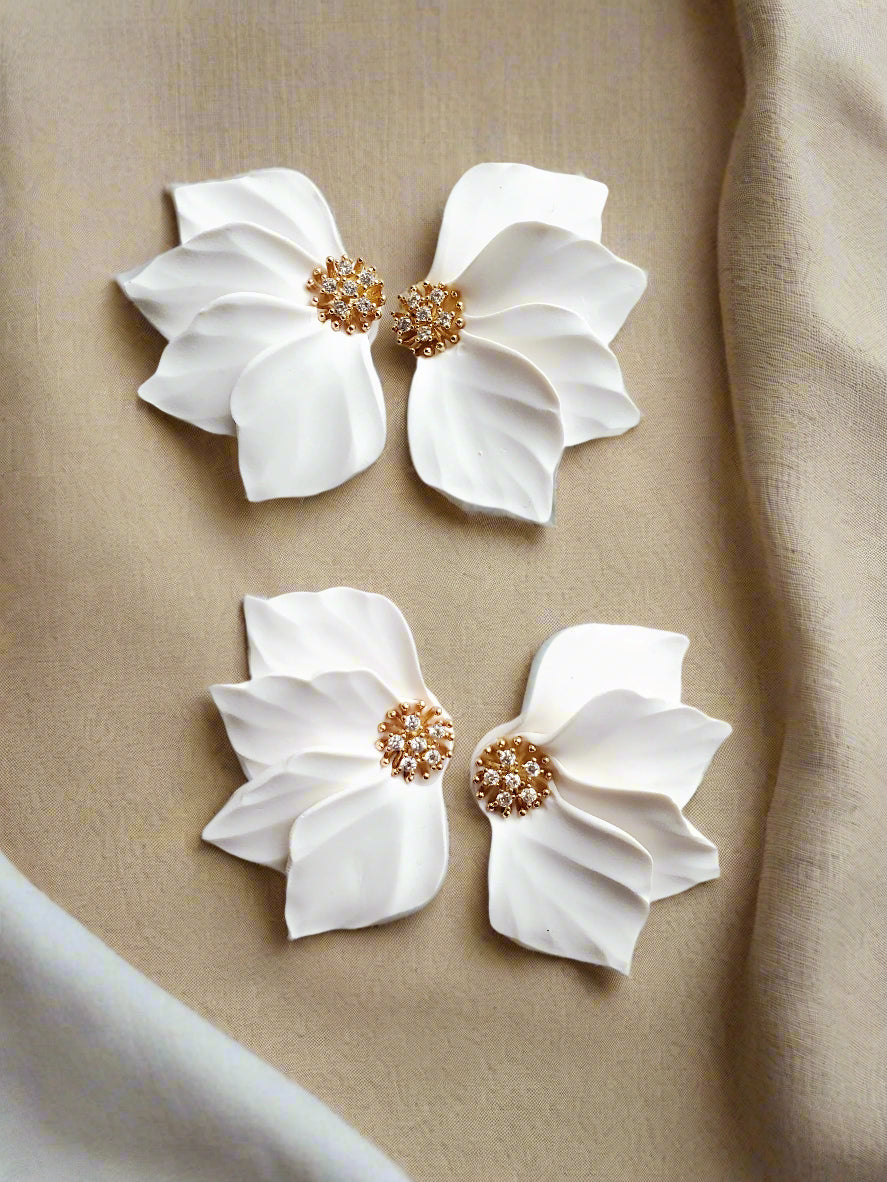 LEA Floral Statement Earrings - COMING SOON!