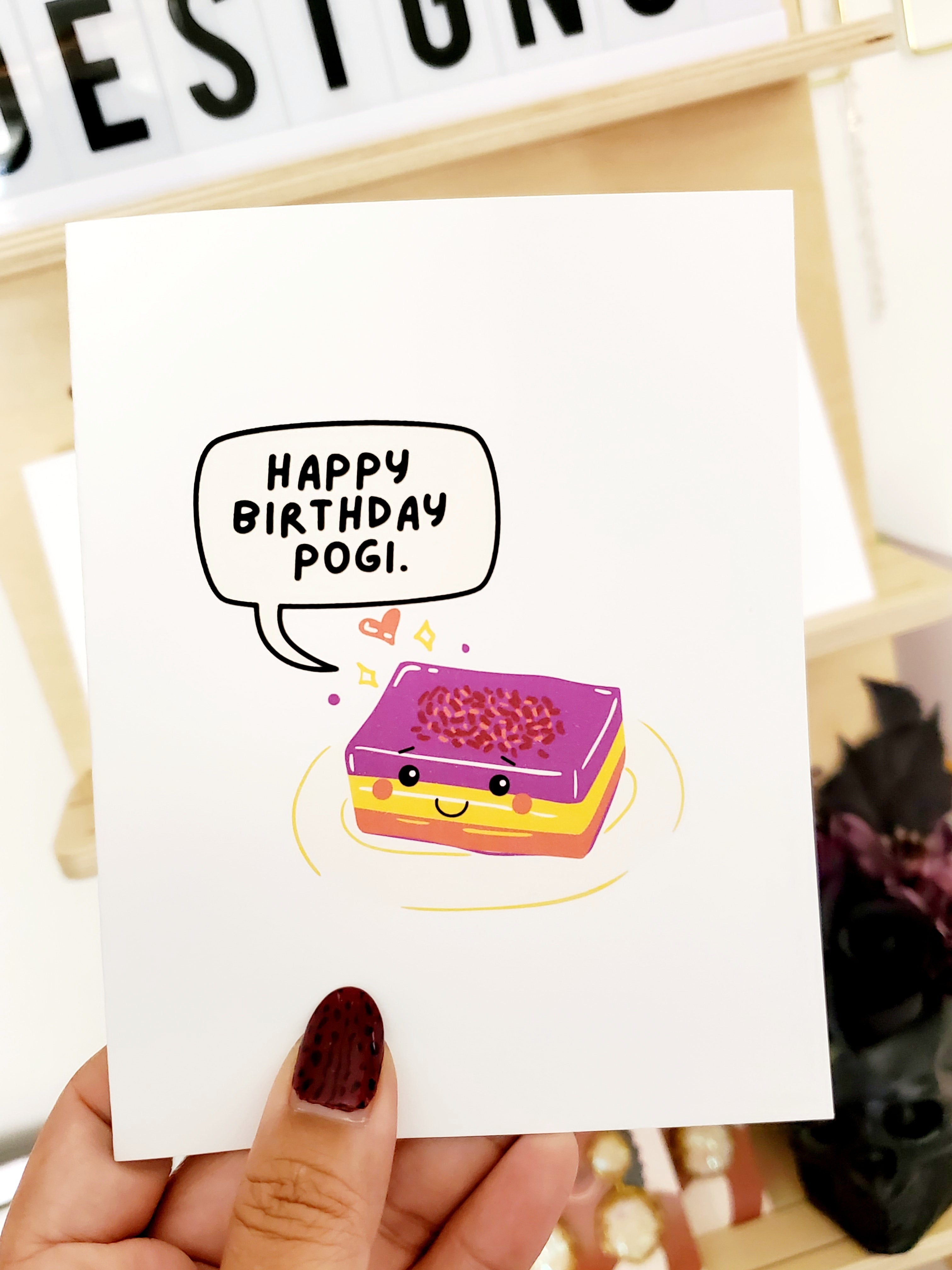 Happy Birthday Pogi - Greeting Card