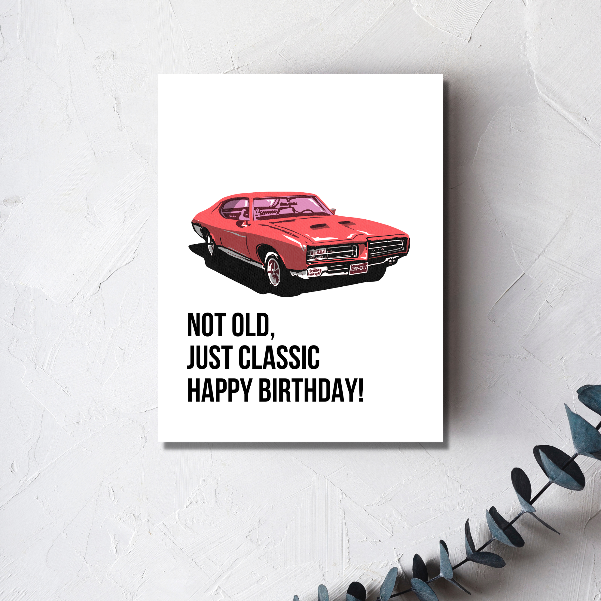 Just Classic - Throwback Birthday Cards (4 Styles)