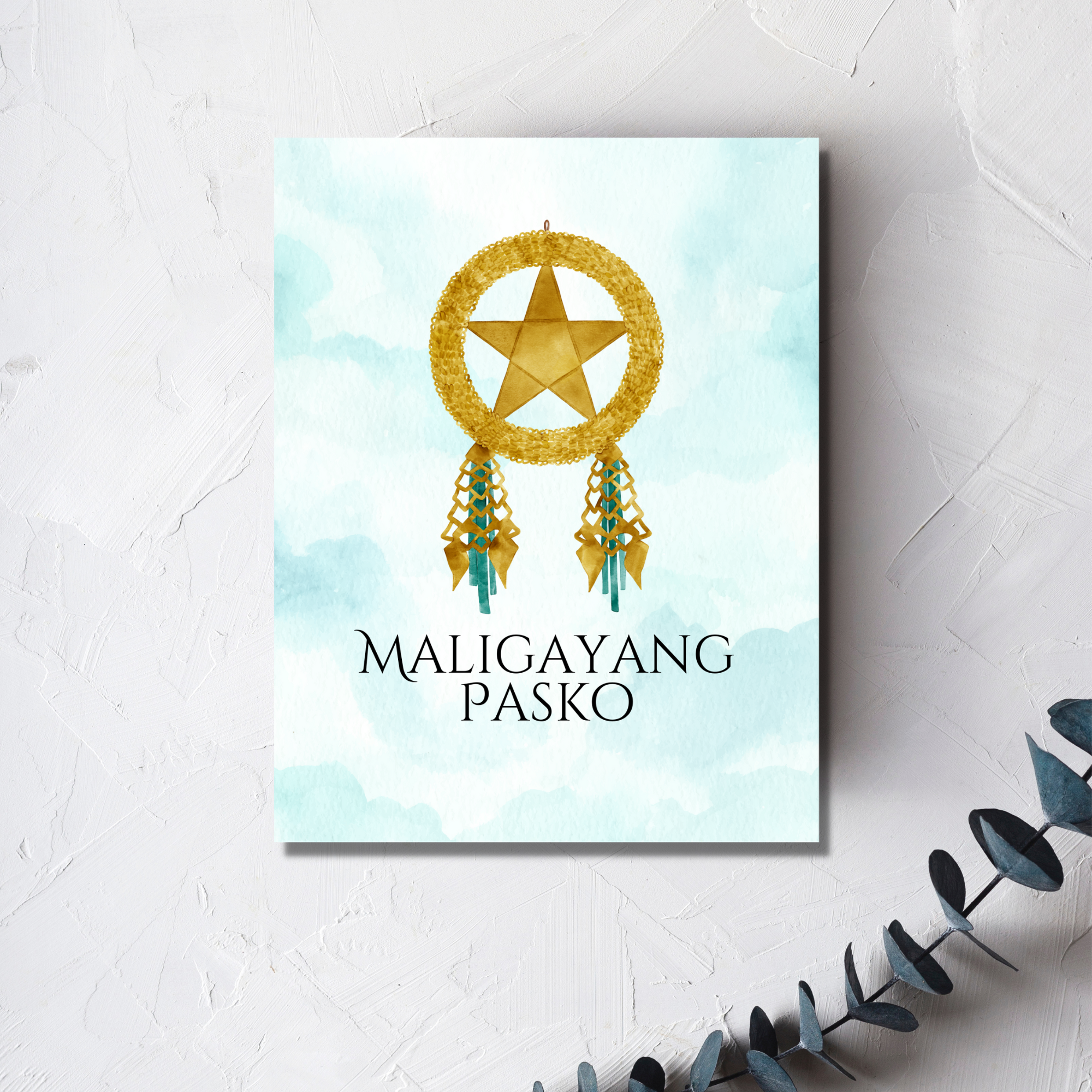 Maligayang Pasko Christmas Card (4 styles)