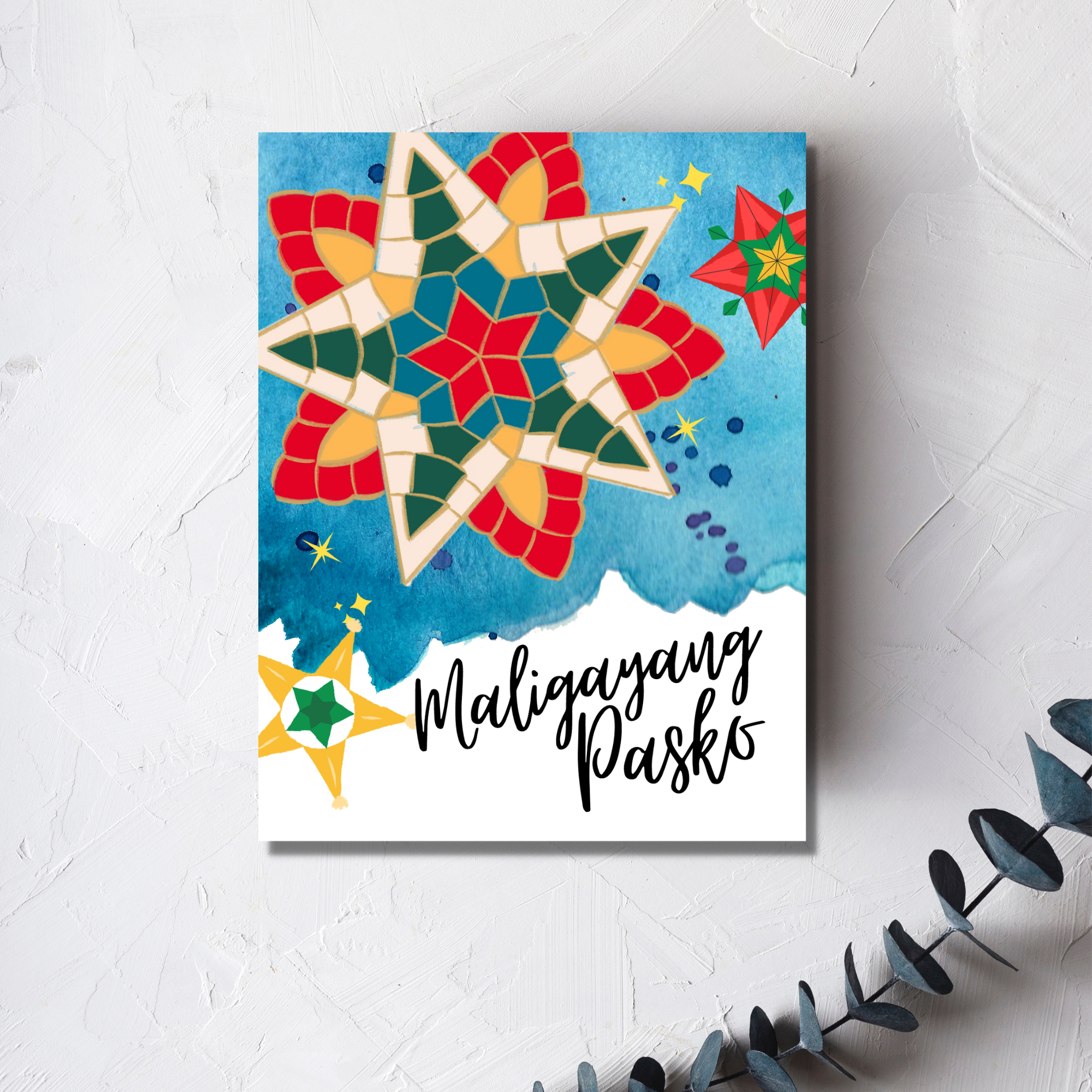 Maligayang Pasko Christmas Card (4 styles)